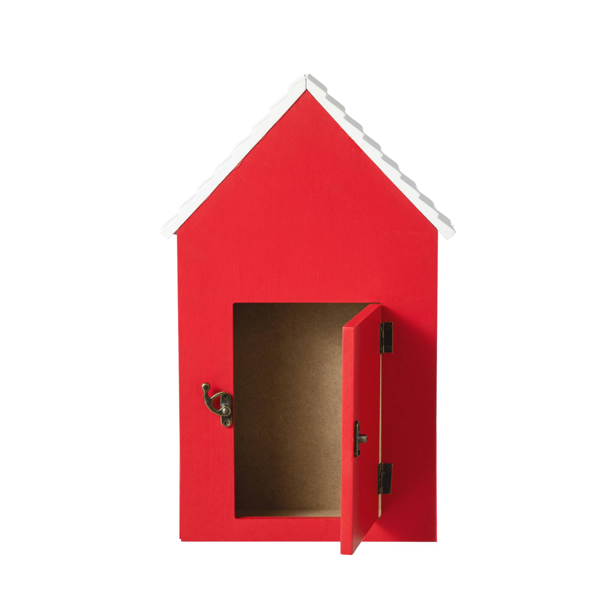 Glitzhome® 14" Christmas Wooden Mailbox Table Décor